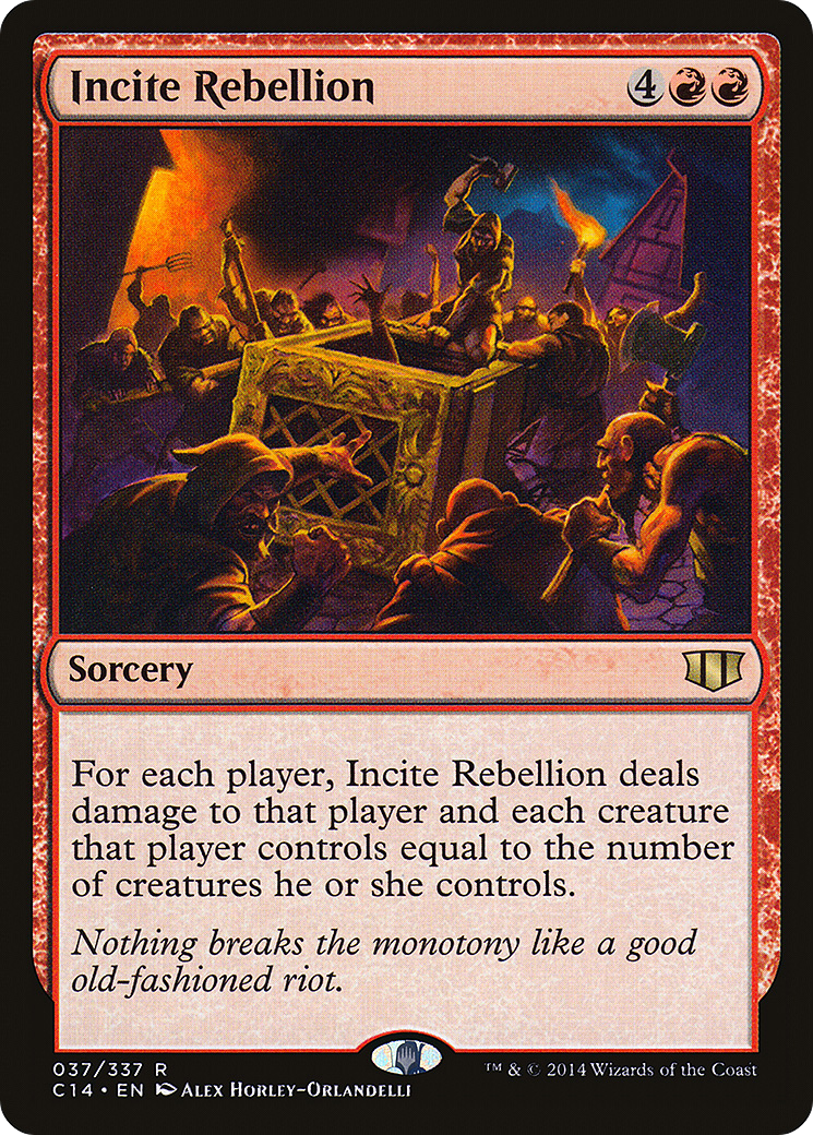{R} Incite Rebellion [Commander 2014][C14 037]
