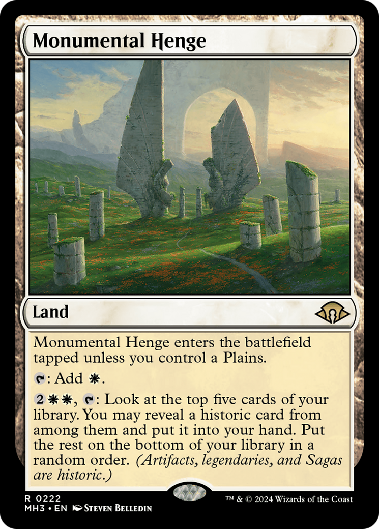 {R} Monumental Henge [Modern Horizons 3][MH3 222]