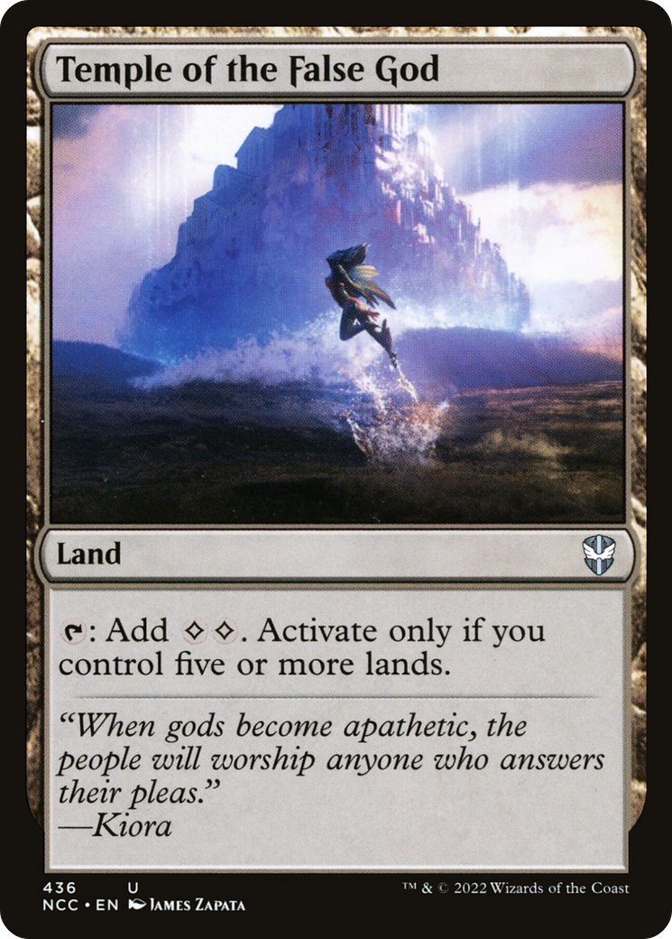 {C} Temple of the False God [Streets of New Capenna Commander][NCC 436]