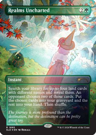 Realms Uncharted (Rainbow Foil) [SLD 1895]  Foil