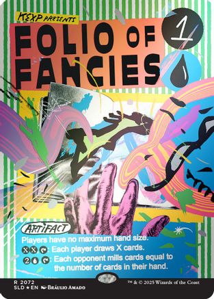 Folio of Fancies [SLD-2072]  (Borderless) Foil