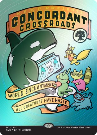 Concordant Crossroads (2073) (Rainbow Foil) [SLD 2073]  Foil