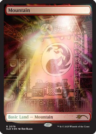 {R} Mountain (2079) (Rainbow Foil) (Foil) [SLD 2079]