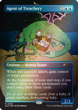 Agent of Treachery (Rainbow Foil) [Secret Lair Drop Series]