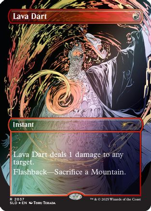 Lava Dart (Rainbow Foil) [SLD 2037]  Foil