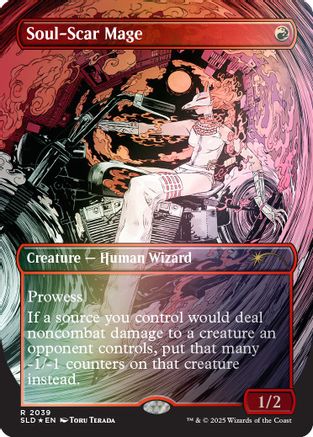 Soul-Scar Mage (2039) (Rainbow Foil) [SLD 2039]  Foil