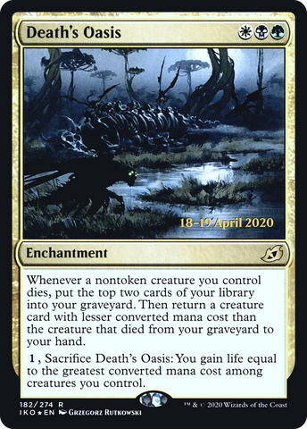 {R} Death's Oasis [Ikoria: Lair of Behemoths Prerelease Promos][PR IKO 182]