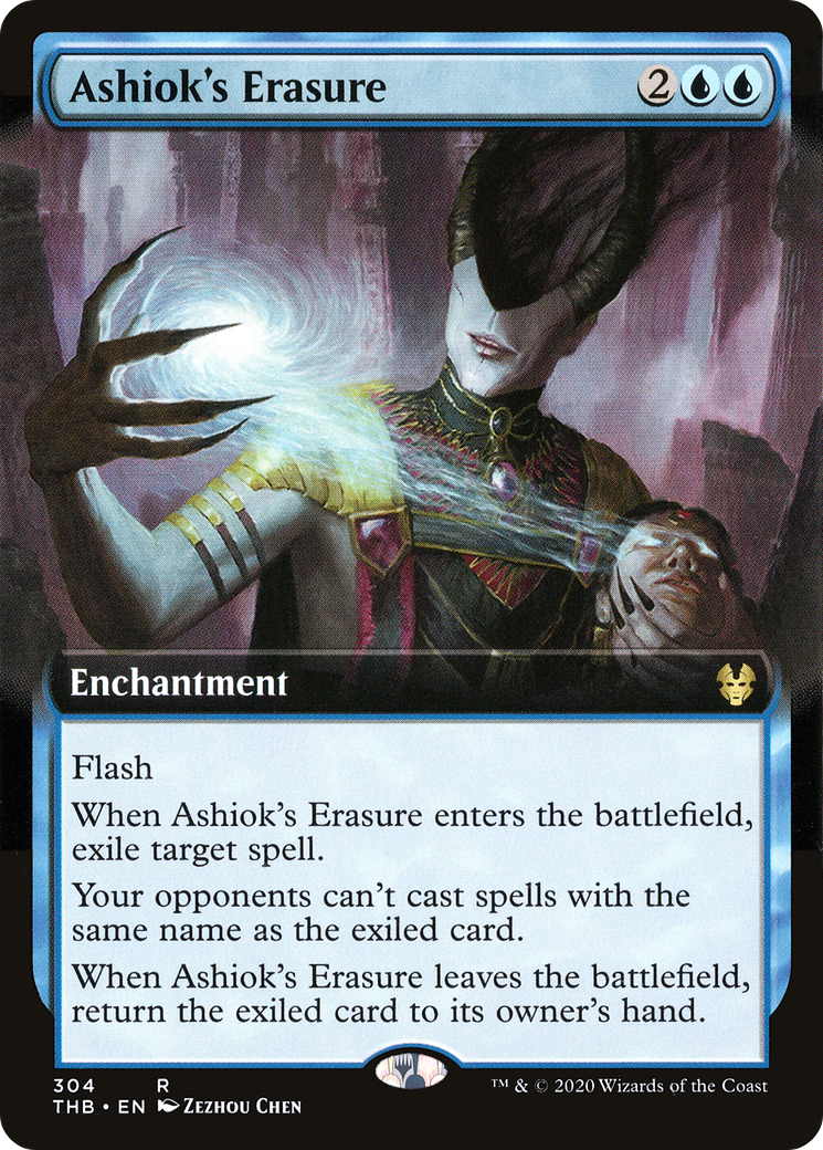 {R} Ashiok's Erasure (Extended Art) [Theros Beyond Death][THB 304]