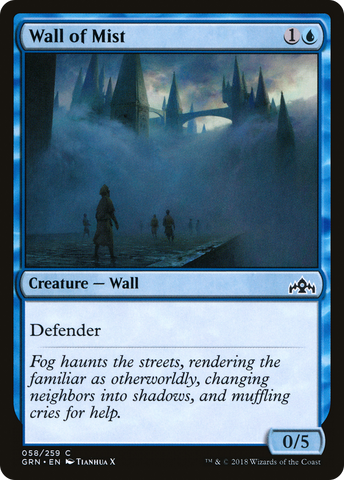 {C} Wall of Mist [Guilds of Ravnica][GRN 058]