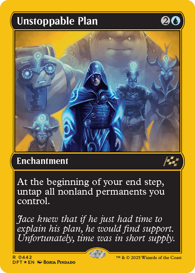 {@R} Unstoppable Plan (First-Place Foil) [Aetherdrift][DFT 442]