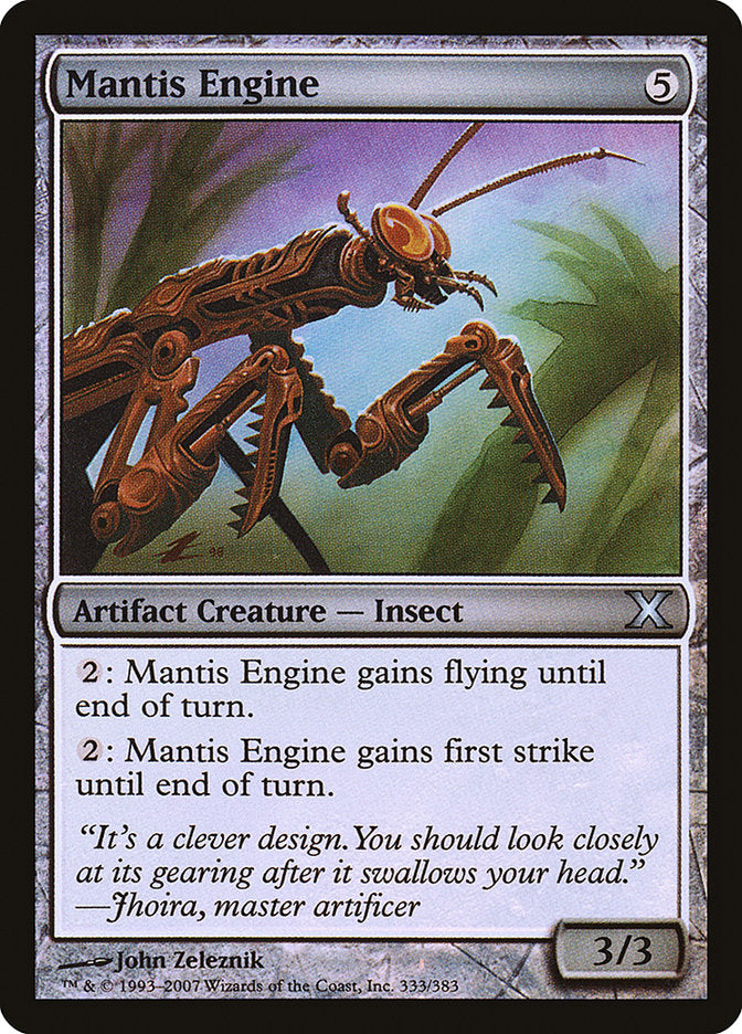 {C} Mantis Engine (Premium Foil) [Tenth Edition][FP 10E 333]