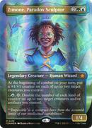 {@R} Zimone, Paradox Sculptor (Borderless) (Mana Foil) [Foundations][FDN 412]