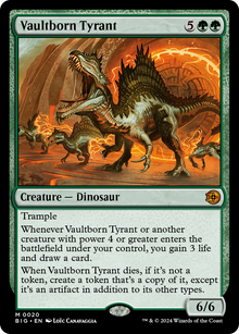 {@R} Vaultborn Tyrant [Outlaws of Thunder Junction: The Big Score][BIG 020]