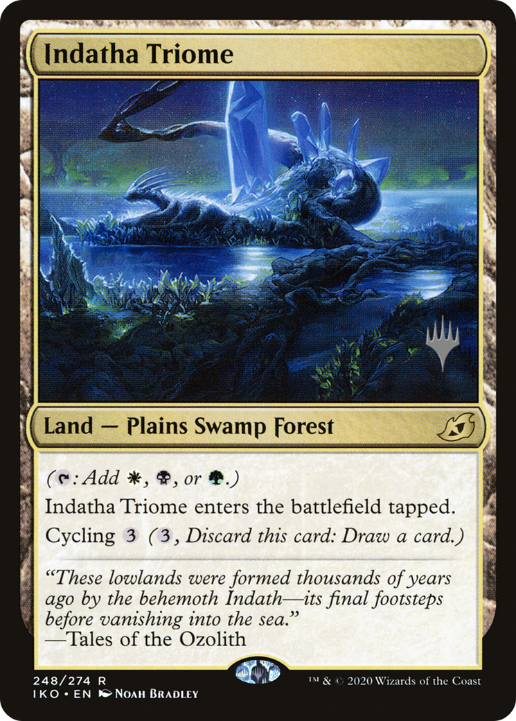 {R} Indatha Triome (Promo Pack) [Ikoria: Lair of Behemoths Promos][PP IKO 248] - Misty Mountain Games