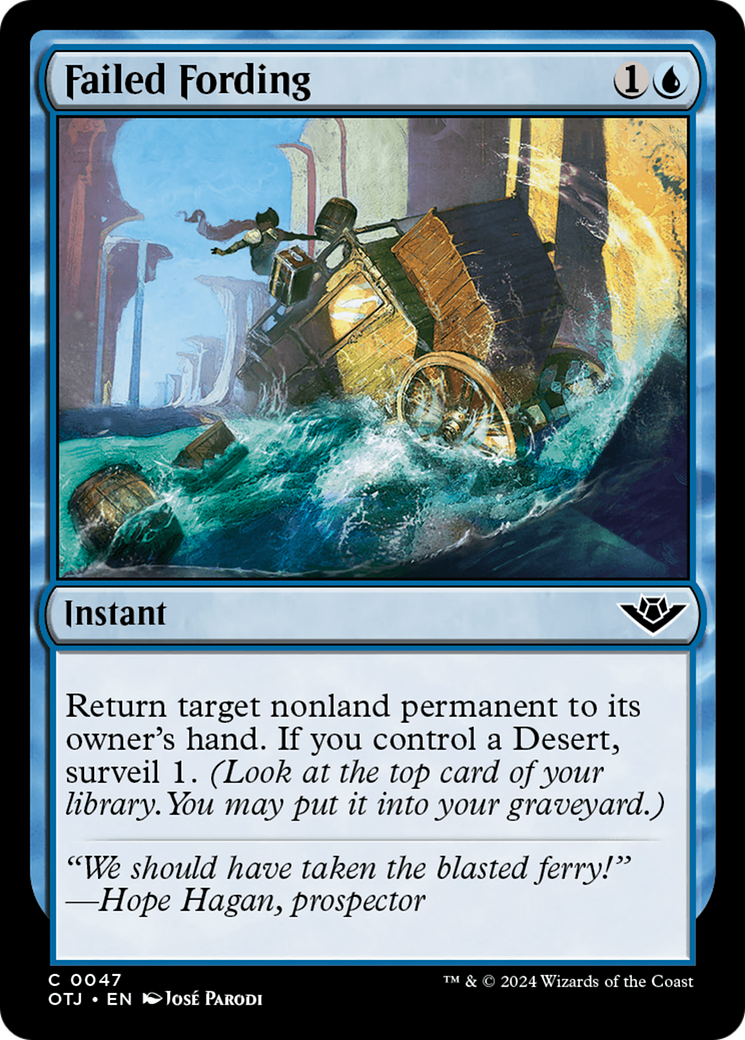 {@C} Failed Fjording [Outlaws of Thunder Junction][OTJ 047]