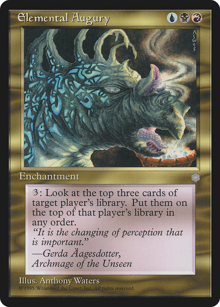{R} Elemental Augury [Ice Age][ICE 286] - Misty Mountain Games