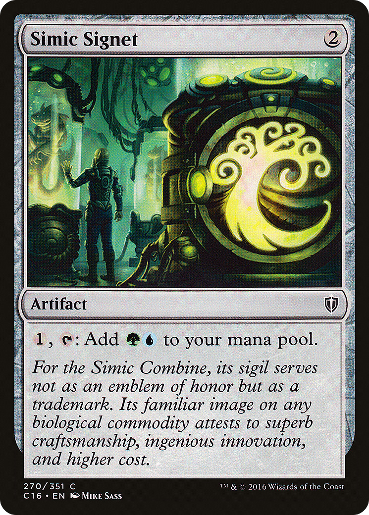{C} Simic Signet [Commander 2016][C16 270]