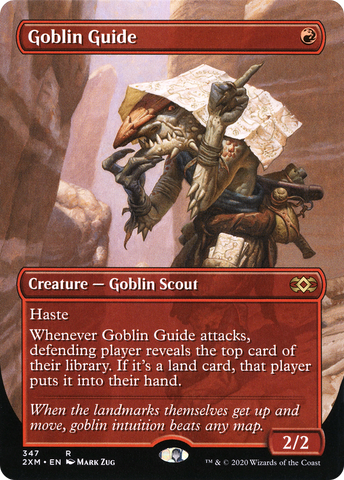 {R} Goblin Guide (Toppers) [Double Masters][2XM 347]