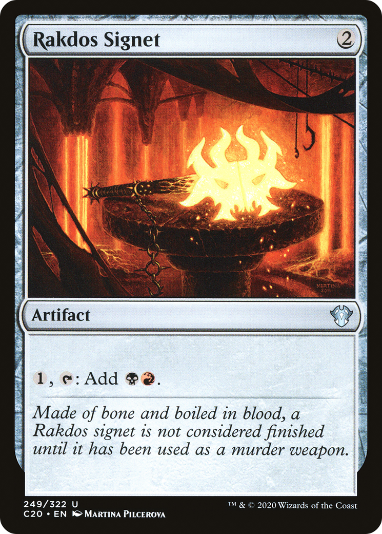 {C} Rakdos Signet [Commander 2020][C20 249]