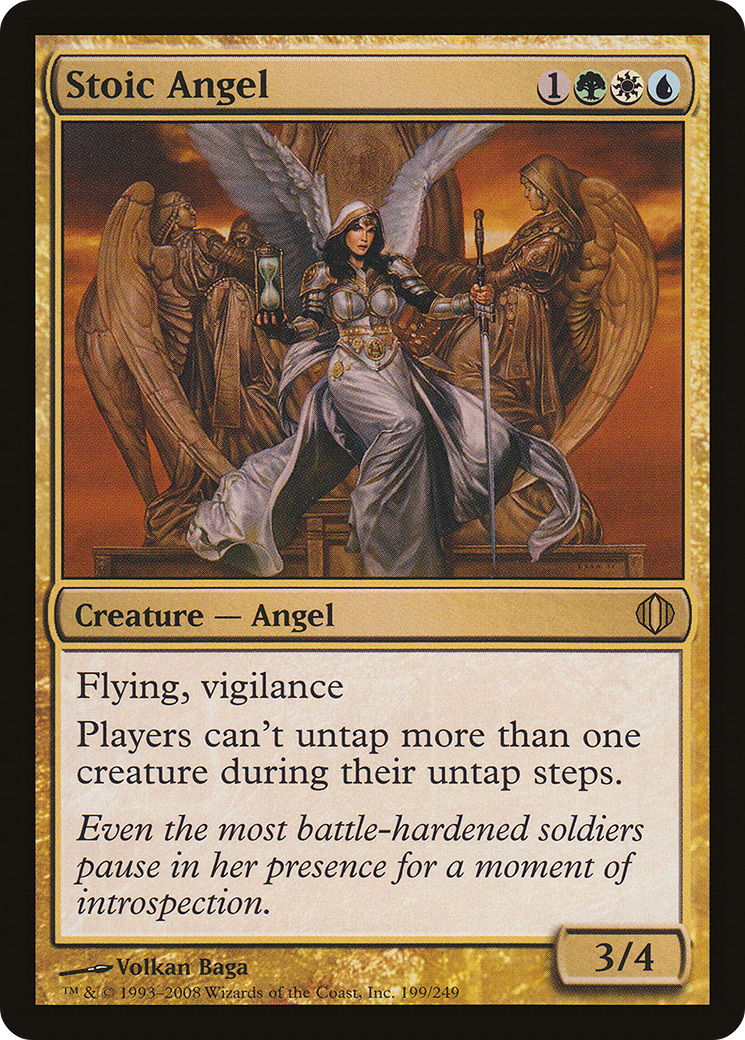 {R} Stoic Angel [Shards of Alara][ALA 199] - Misty Mountain Games