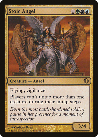 {R} Stoic Angel [Shards of Alara][ALA 199]
