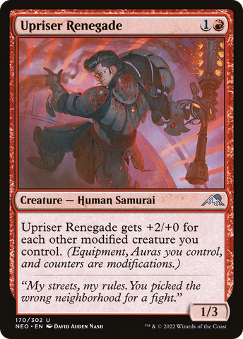 {C} Upriser Renegade [Kamigawa: Neon Dynasty][NEO 170]