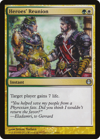 {C} Heroes' Reunion [Duel Decks: Knights vs. Dragons][DDG 029]