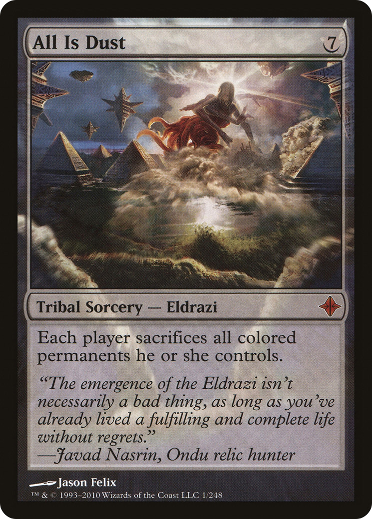 {R} All Is Dust [Rise of the Eldrazi][ROE 001]