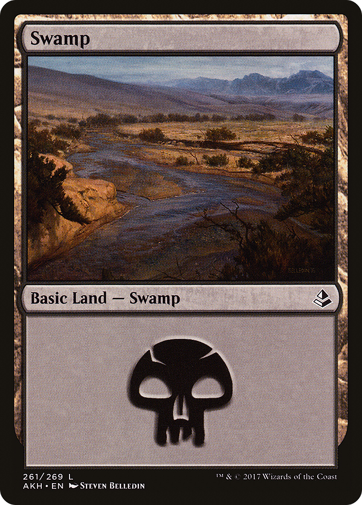 {B}[AKH 261] Swamp (261) [Amonkhet]