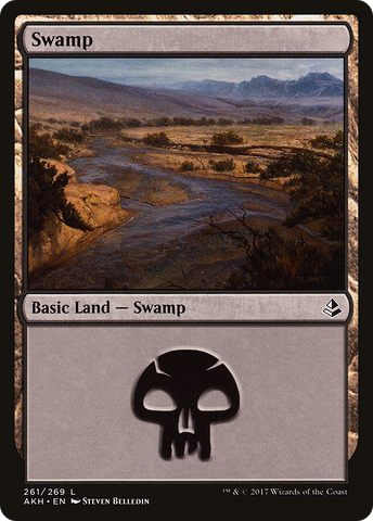 {B}[AKH 261] Swamp (261) [Amonkhet]
