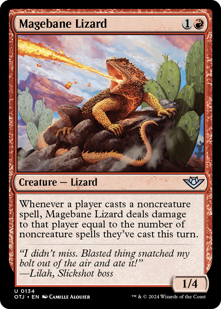 {@C} Magebane Lizard [Outlaws of Thunder Junction][OTJ 134]