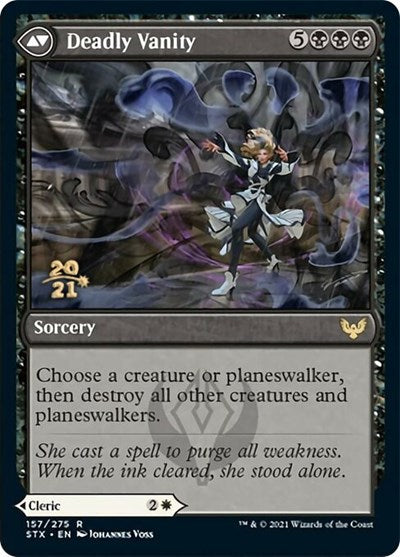 {R} Selfless Glyphweaver // Deadly Vanity [Strixhaven: School of Mages Prerelease Promos][PR STX 157]