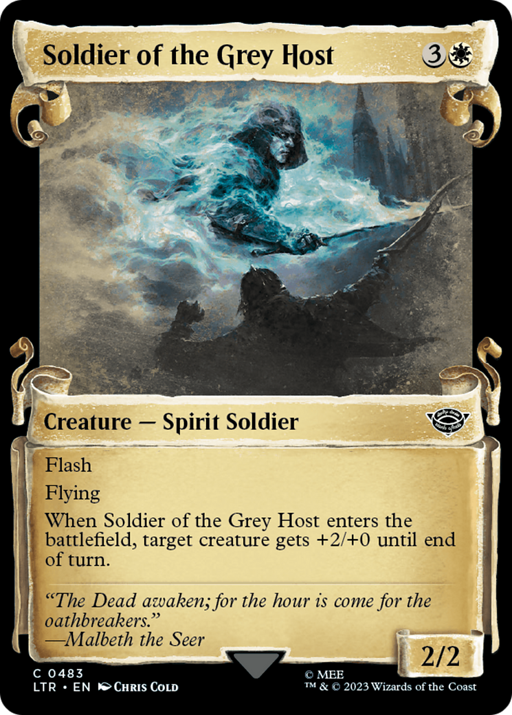 {C} Soldier of the Grey Host [The Lord of the Rings: Tales of Middle-Earth Showcase Scrolls][LTR 483]
