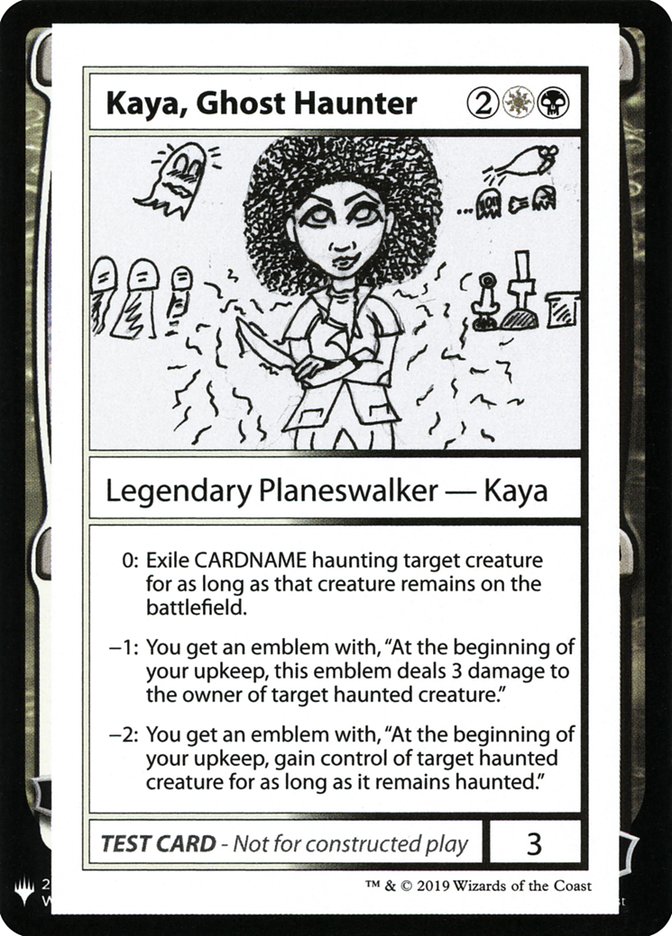 {R} Kaya, Ghost Haunter [Mystery Booster Playtest Cards][CON CMB1 094]