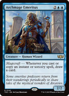 {R} Archmage Emeritus [Tarkir: Dragonstorm Commander][TDC 145]