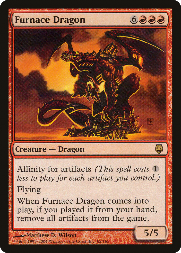 {R} Furnace Dragon [Darksteel][DST 062] - Misty Mountain Games
