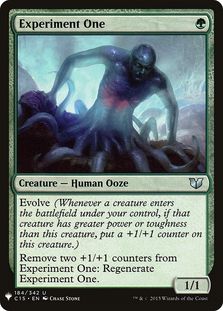 {C} Experiment One [Mystery Booster][LS C15 184]