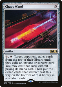 {R} Chaos Wand [Core Set 2019][M19 228]