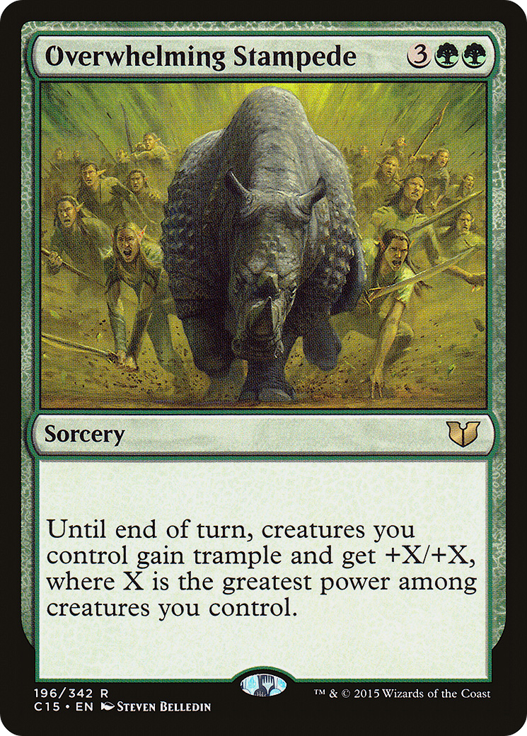 {R} Overwhelming Stampede [Commander 2015][C15 196] - Misty Mountain Games