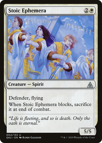 {C} Stoic Ephemera [Ravnica Allegiance Guild Kit][GK2 004]