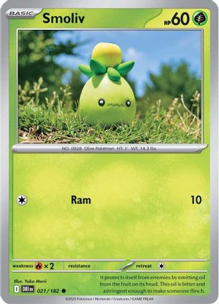 [PKM] Smoliv (021/182) [Scarlet & Violet: Destined Rivals]
