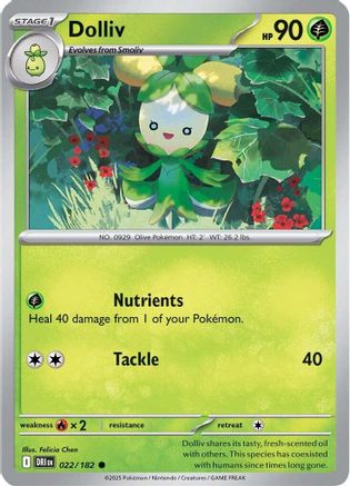 [PKM] Dolliv (022/182) [Scarlet & Violet: Destined Rivals]