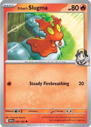 [PKM] Ethan's Slugma (035/182) [Scarlet & Violet: Destined Rivals]