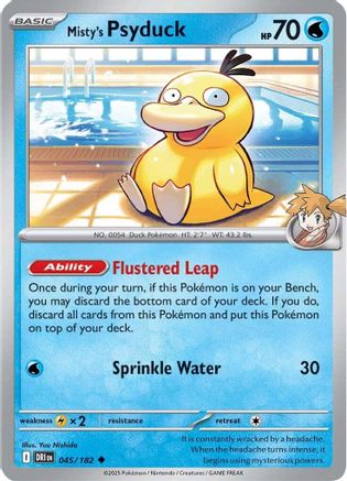 [PKM] Misty's Psyduck (045/182) [Scarlet & Violet: Destined Rivals]