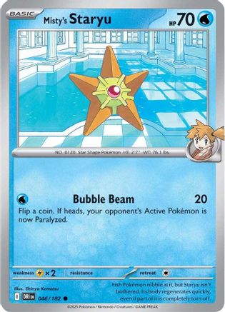 [PKM] Misty's Staryu (046/180) [Scarlet & Violet: Destined Rivals]