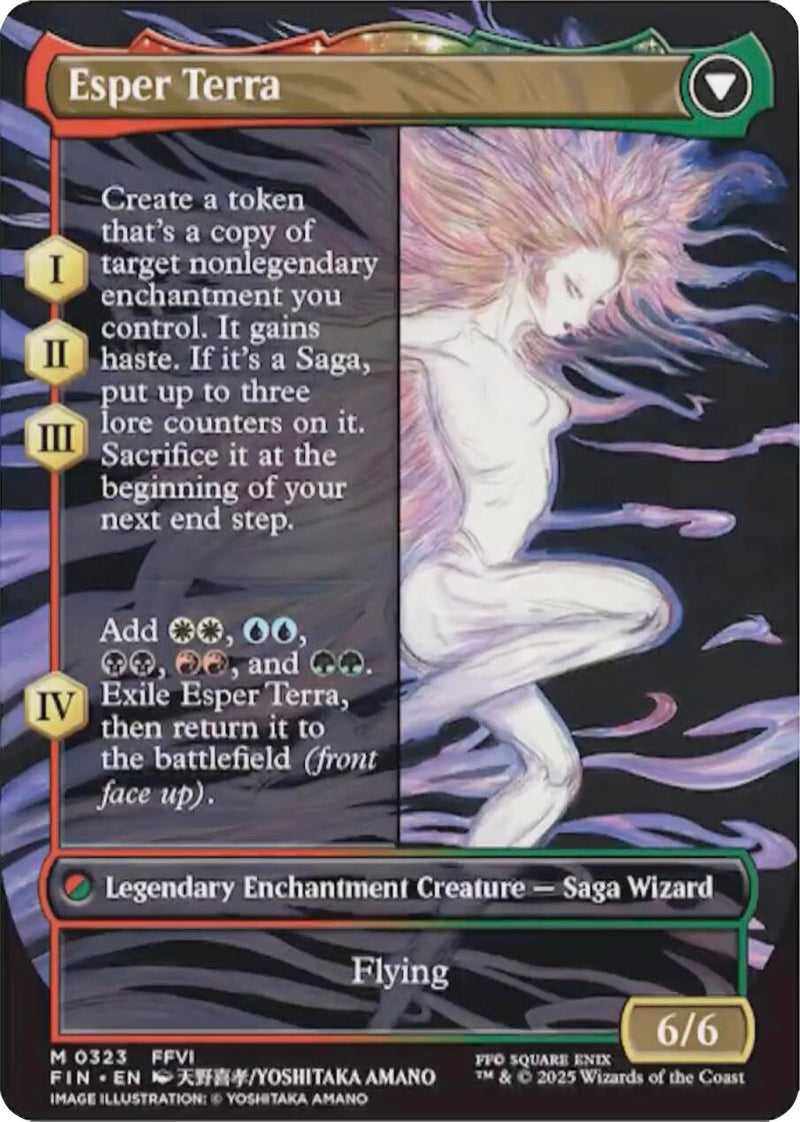 {@@FIN R} Terra, Magical Adept // Esper Terra (Borderless) [FINAL FANTASY][FIN 323]