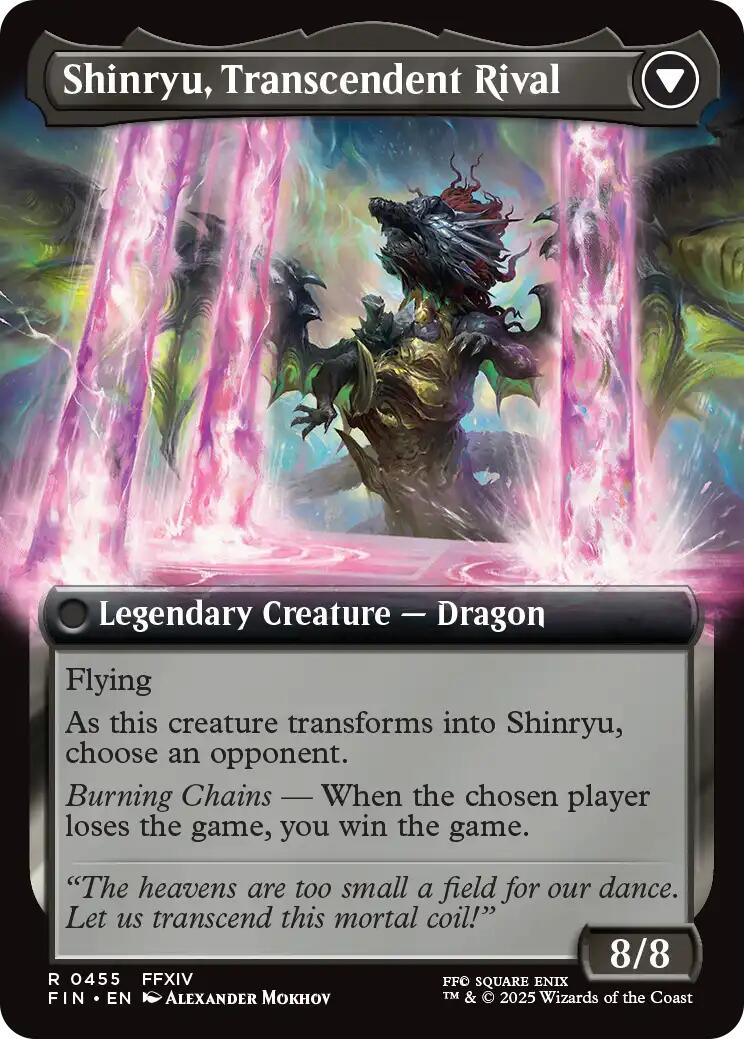 {@R} Zenos yae Galvus // Shinryu, Transcendent Rival (Extended Art) [FINAL FANTASY][FIN 455]
