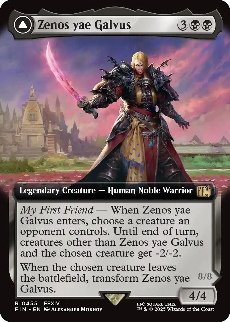 {@R} Zenos yae Galvus // Shinryu, Transcendent Rival (Extended Art) [FINAL FANTASY][FIN 455]