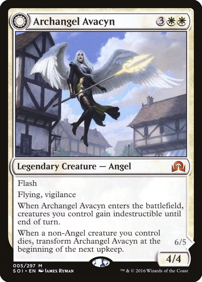 {R} Archangel Avacyn // Avacyn, the Purifier [Shadows over Innistrad][SOI 005]