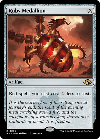 {R} Ruby Medallion [Modern Horizons 3][MH3 295]